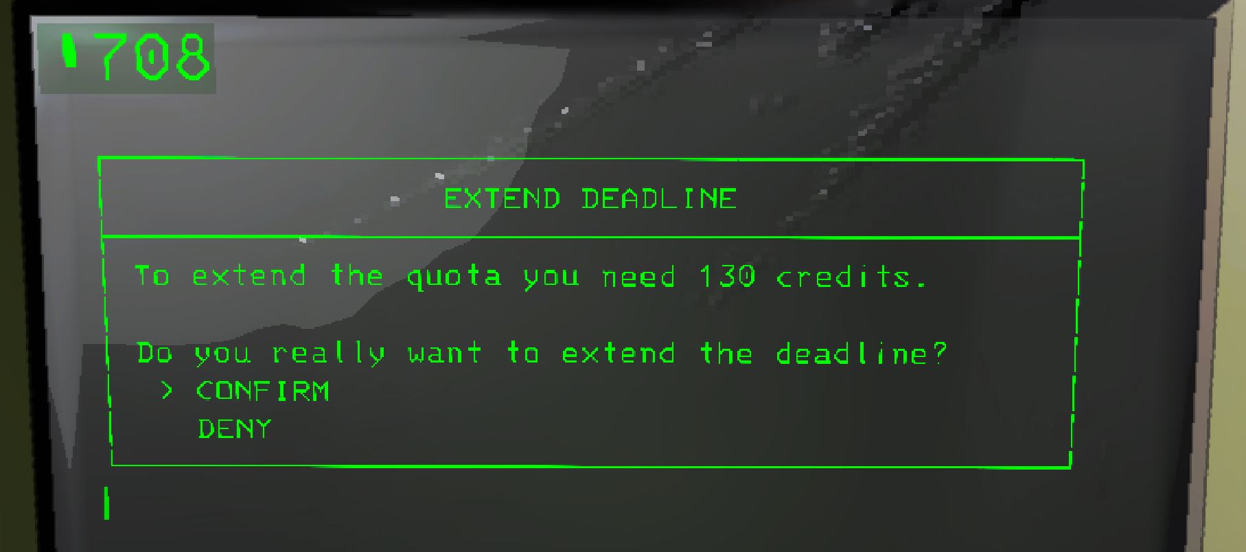 Extend deadline